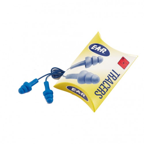Tapón reutilizable EAR TRACER detectable con cordón 3M C140 (Caja de 50 Pares) - Referencia C140